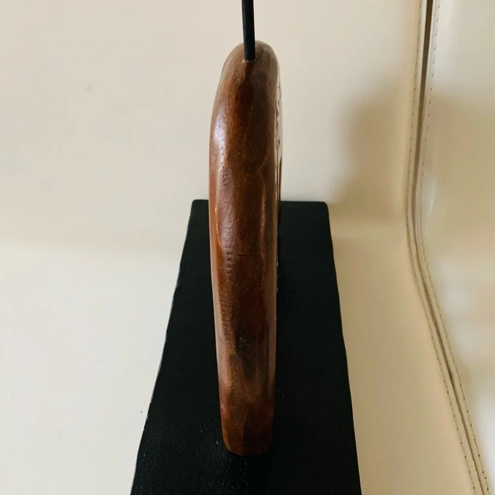 Wooden candle holder
